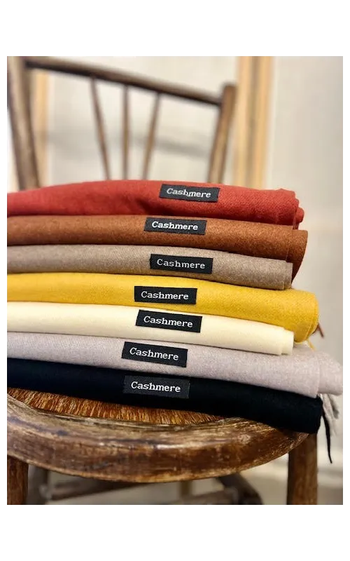 Bufanda Cashmere Negro