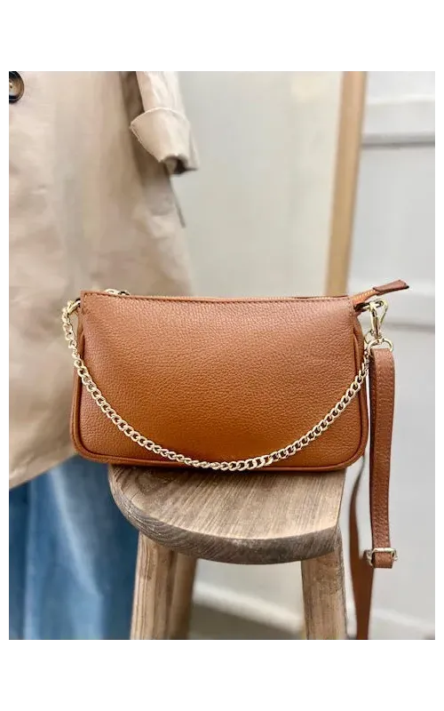 Bolso Baguette Camel Bolso Baguette Camel