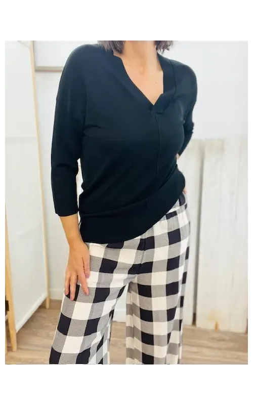 Pantalones Maxi Cuadro