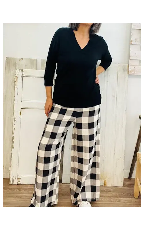 Pantalones Maxi Cuadro