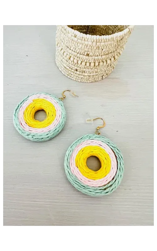 Pendientes Disco Colores