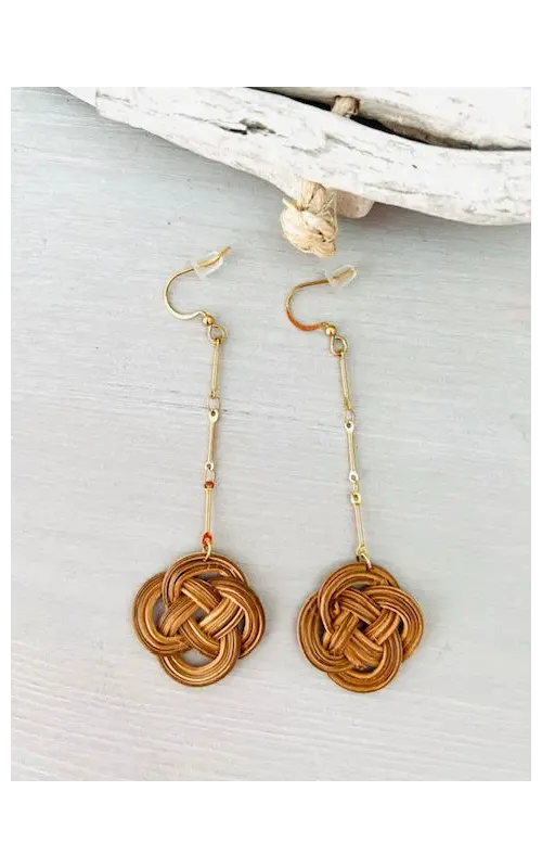 Pendientes Nudo Madera