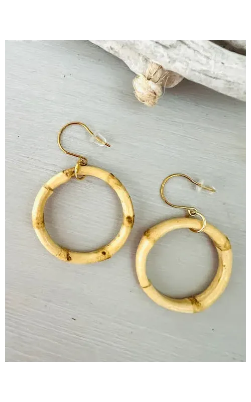 Pendientes Aro Bambú