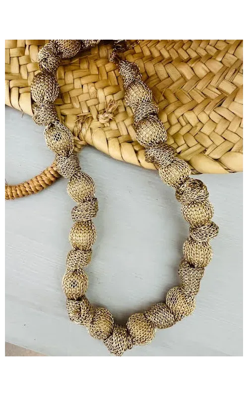 Collar Bolas Malla Collar Bolas Malla