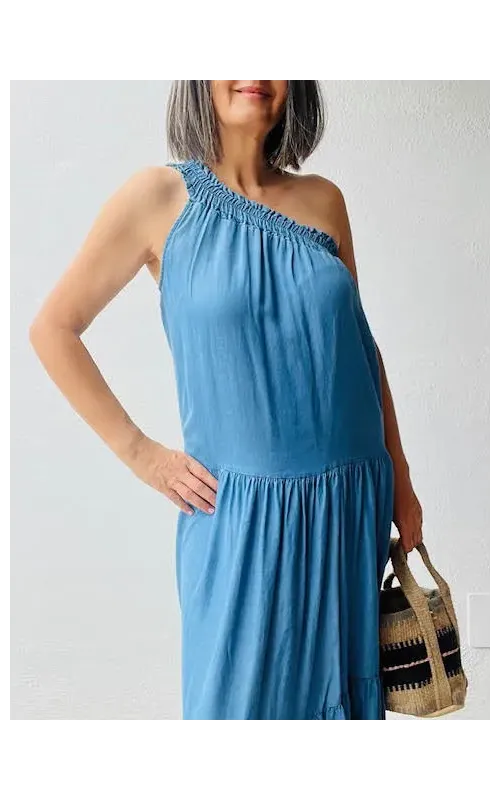 Vestido Denim Asimétrico