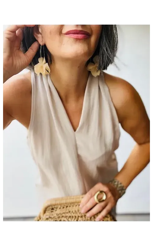 Vestido Valentina Beige