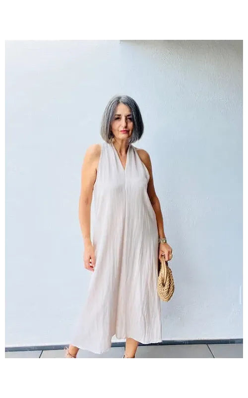 Vestido Valentina Beige