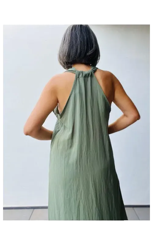 Vestido Valentina Kaki