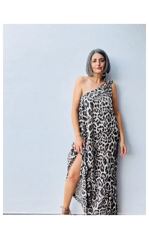 Vestido Print Asimétrico
