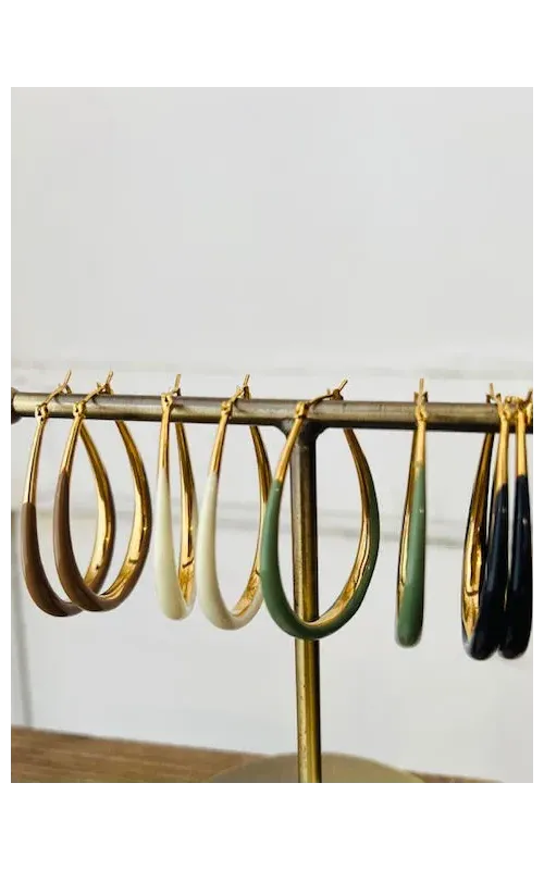 Pendientes  Lágrima Lacados