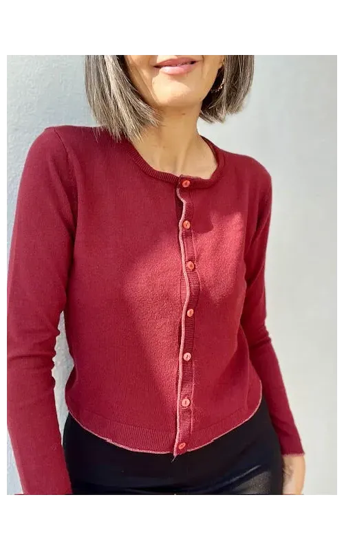 Chaqueta Cuca Burdeos