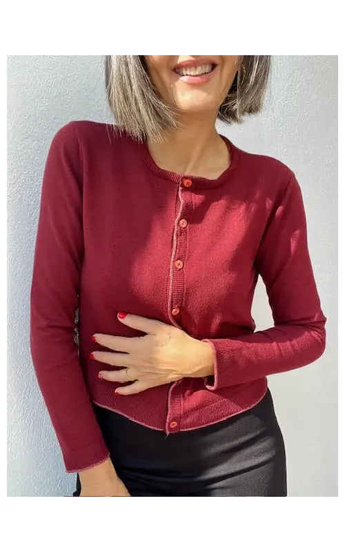 Chaqueta Cuca Burdeos