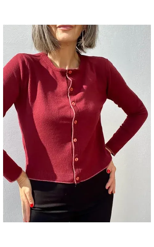 Chaqueta Cuca Burdeos