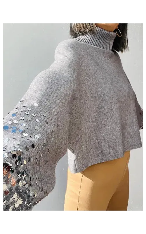 Jersey Lentejuelas Gris