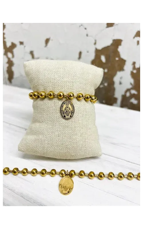 Pulsera Bolas Virgen