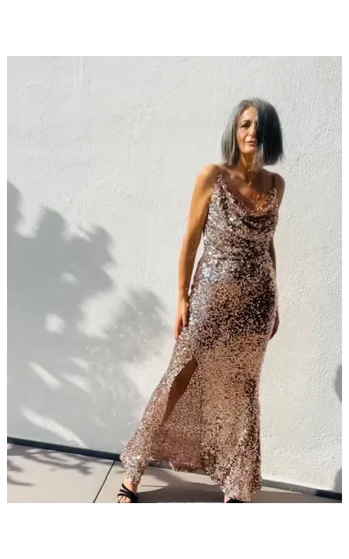 Vestido Champagne