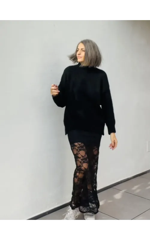 Falda Blonda Negra