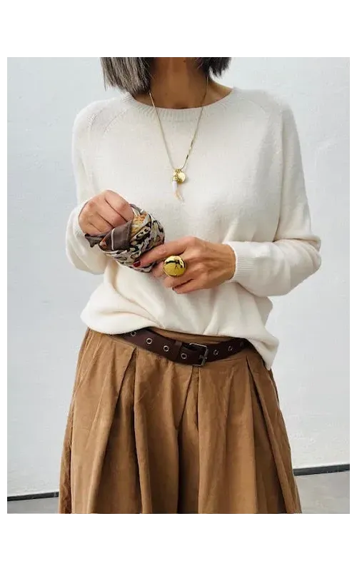 Falda Micro Pana Camel