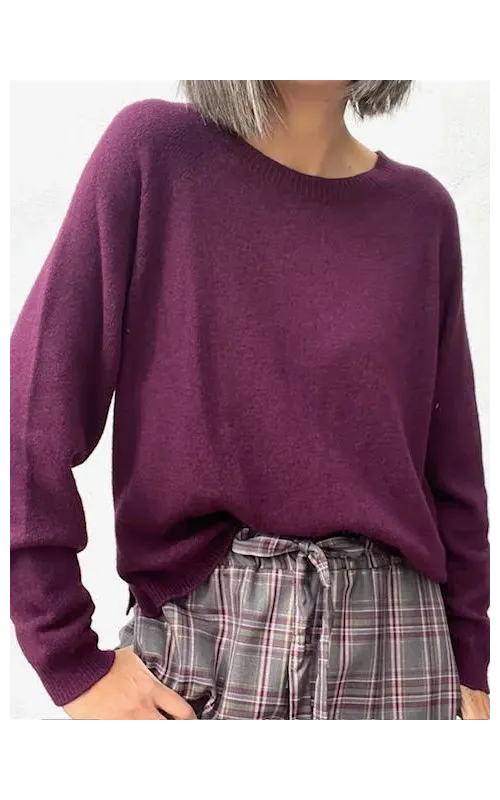 Jersey Nataly Burgundy