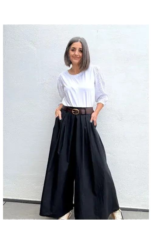 Pantalones Caï Negro