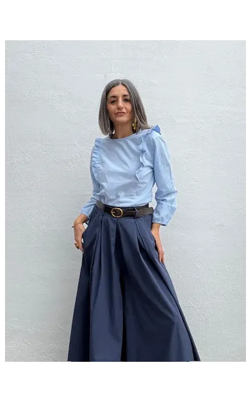 Pantalones Caï Azul